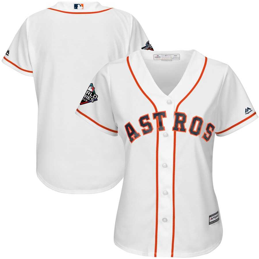 Women Astros Blank White 2019 World Series Bound Cool Base Jersey,We sell and wholesale Women Astros Blank White 2019 World Series Bound Cool Base Jersey on line form chian!